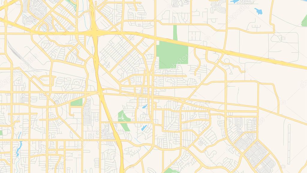 Empty vector map of Mesquite, Texas, USA