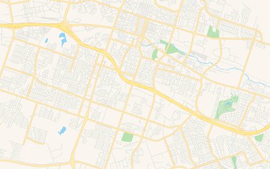 Killeen, Teksas, Abd'nin boş vektör haritası