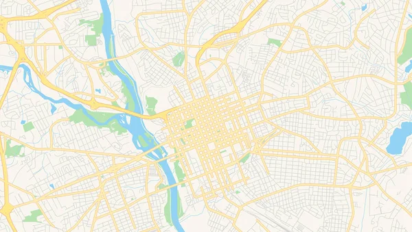 Виртуальная карта Колумбии, Южная Каролина, США — стоковый вектор