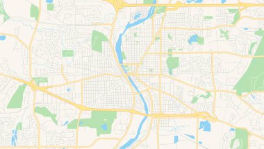 Elgin boş vektör haritası, Illinois, Abd