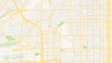 Inglewood, California, Abd'nin boş vektör haritası