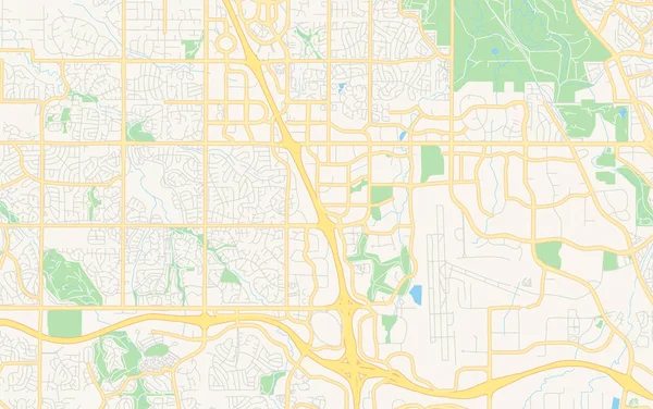 Carte vectorielle vide de Centennial, Colorado, USA — Image vectorielle