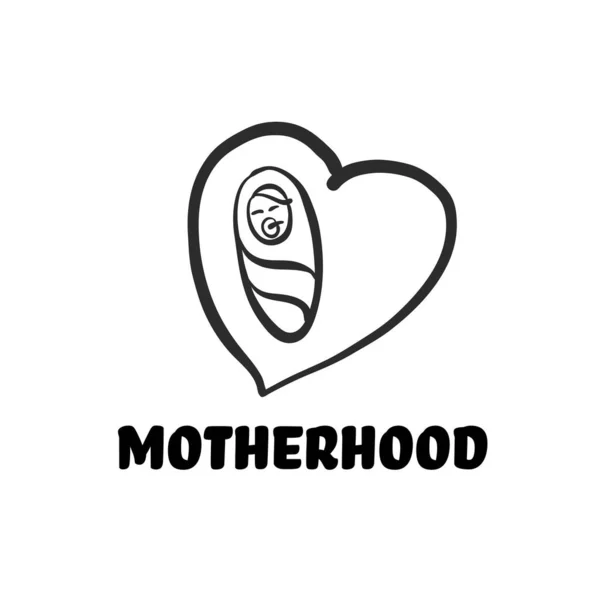Moederschap pictogram — Stockvector