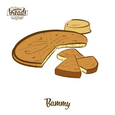 Bammy ekmek renkli çizim