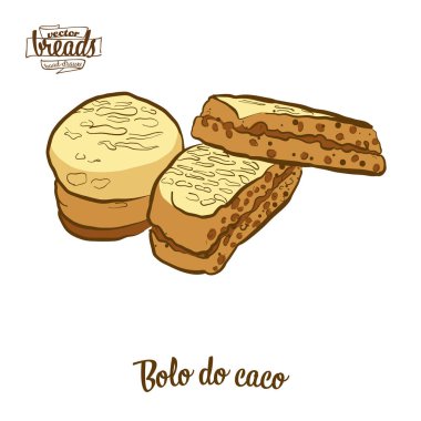 Bolo renkli çizim caco ekmek yapmak
