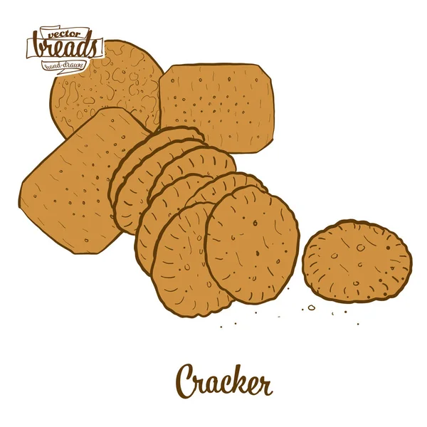 Kraker ekmeğirenkli çizim