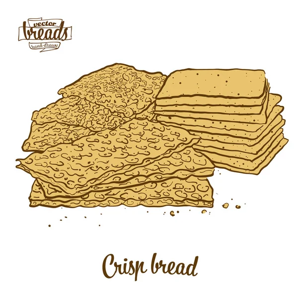 Gevrek ekmek renkli çizim