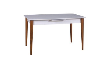 ahşap sehpa sehpası arka planı ve beyaz arka plan