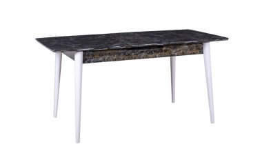 ahşap sehpa sehpası arka planı ve beyaz arka plan