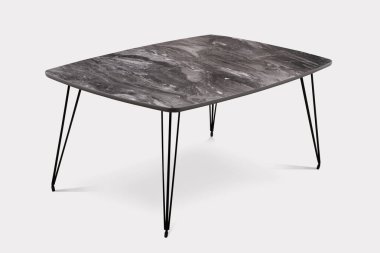 Kahve masası ve beyaz arka plan ve siyah arkaplan