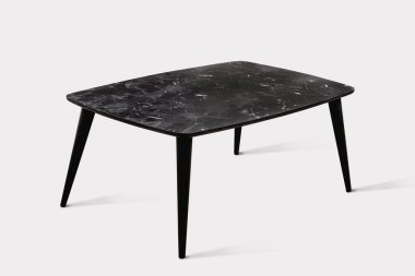 Kahve masası ve beyaz arka plan ve siyah arkaplan