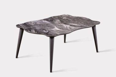 Kahve masası ve beyaz arka plan ve siyah arkaplan