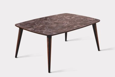 Kahve masası ve beyaz arka plan ve siyah arkaplan