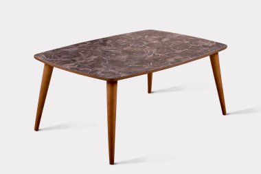 Kahve masası ve beyaz arka plan ve siyah arkaplan