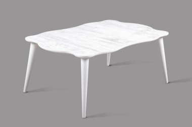 Kahve masası ve beyaz arka plan ve siyah arkaplan