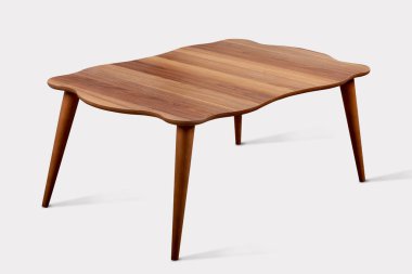 Kahve masası ve beyaz arka plan ve siyah arkaplan