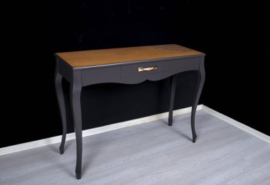 ahşap sehpa sehpası arka planı ve beyaz arka plan