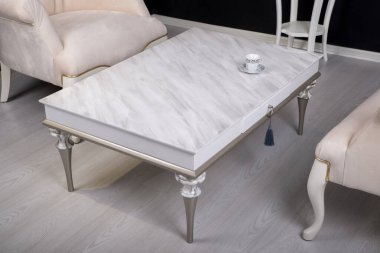 ahşap sehpa sehpası arka planı ve beyaz arka plan