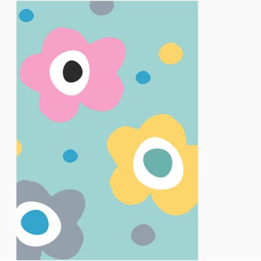 Çocuk vektör poster. Elle çizilmiş tarzı. İskandinav tasarım. Çocukça tekstil baskı, afiş, kartları için. Çocuk boyama.