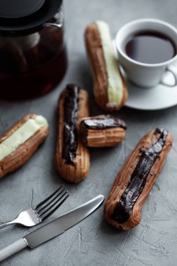 Çay lezzetli eklerleri