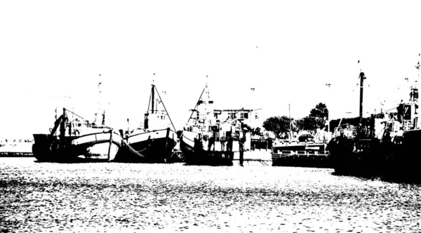 Вышедшие Пенсию Рыбацкие Лодки Гавани Велдрифа — стоковое фото