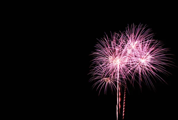 Pattaya Strand Geweldig Vuurwerk Festival Thailand — Stockfoto