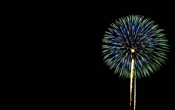 Pattaya Beach Amazing Fireworks Festival Thailand — Stock Photo, Image