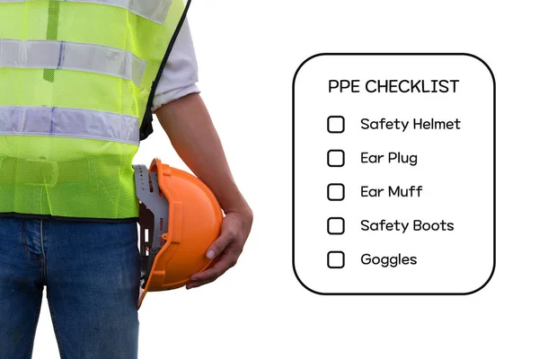 Hazard Identification Risk Assessment Concept Safety Work Place Engineering Man — Stock Photo, Image