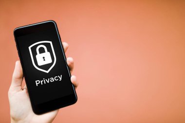 Ekran arka planı üzerinde grafik diyagramı ile ağ güvenlik simgesi. Bilgisayar defender ve güvenlik kavramı.