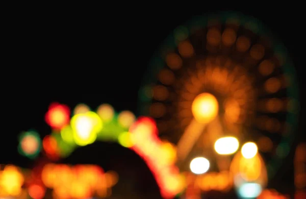 Night blurred photo with bokeh. — Stock Photo, Image