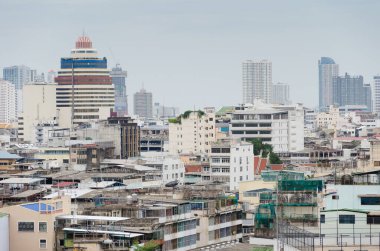 Büyük Bangkok 'taki Yoğun Binalar.