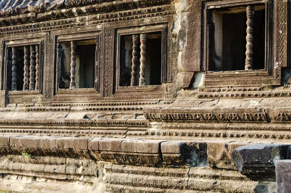 Jendela Angkor Wat Adalah Salah Satu Situs Warisan Dunia Provinsi — Stok Foto