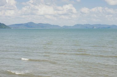 Doğal Arkaplan İçin Sahil ve Deniz Suyu.