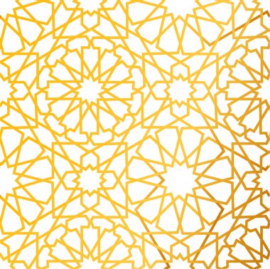 Arapça Altın deseni büyük 