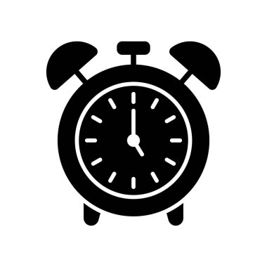 Alarm Saat simgesi vektör tasarım şablonları basit ve modern konsept