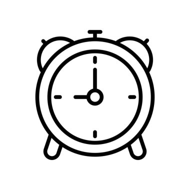 Alarm Saat simgesi vektör tasarım şablonları basit ve modern konsept