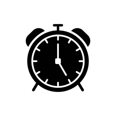 Alarm Saat simgesi vektör tasarım şablonları basit ve modern konsept