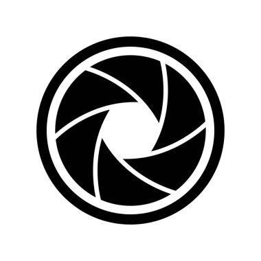 Açıklık simgesi vektör tasarım şablonları beyaz arkaplanda izole edilmiş basit ve modern konsept