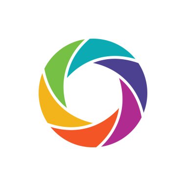 Açıklık simgesi vektör tasarım şablonları beyaz arkaplanda izole edilmiş basit ve modern konsept