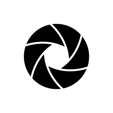 Açıklık simgesi vektör tasarım şablonları beyaz arkaplanda izole edilmiş basit ve modern konsept