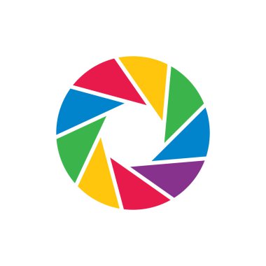 Açıklık simgesi vektör tasarım şablonları beyaz arkaplanda izole edilmiş basit ve modern konsept