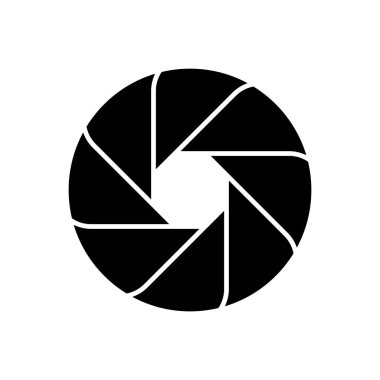 Açıklık simgesi vektör tasarım şablonları beyaz arkaplanda izole edilmiş basit ve modern konsept