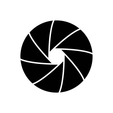 Açıklık simgesi vektör tasarım şablonları beyaz arkaplanda izole edilmiş basit ve modern konsept