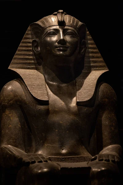 Крупным Планом Египетской Скульптуры — стоковое фото