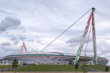 Torino, İtalya - 25 Nisan 2012 - Juventus Stadyumu (şimdi Allianz Stadı) - ev Juventus futbol kulübü