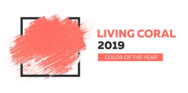 yıl 2019 yaşam mercan rengi. livingcoral
