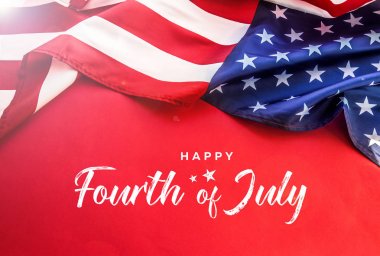 Bağımsızlık Günü'nü kutluyoruz. Amerika Birleşik Devletleri ABD bayrağı arka plan 4 Temmuz için
