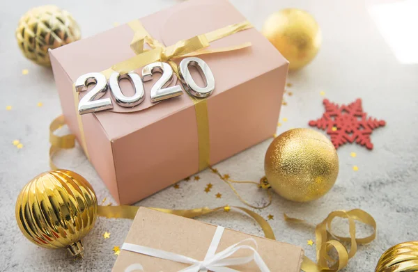 Christmas boxes gifts, new year\'s toys and figures 2020.