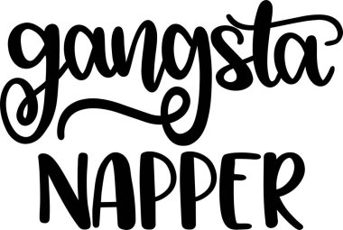 Gangsta kaçırıcı, mutlu noeller, noel baba, noel tatili, vektör illüstrasyon dosyası