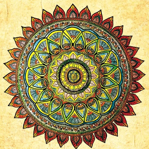 Mandala India Astral Esoterics — стоковое фото